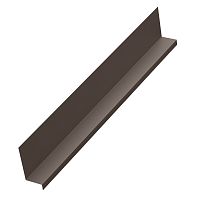 Планка примыкания бокового к трубе AQUACLICK 145x70x25x10 L=2м SV25 сталь PU Matt (Zn275) 0.5 мм (Кашемир) (полиуретан матт) RAL32