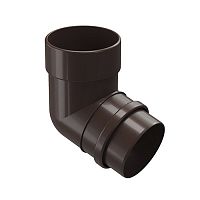 Колено 72гр Docke Люкс 140/100 RAL 8019 шоколад