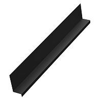 Планка примыкания бокового к трубе AQUACLICK 145x70x25x10 L=2м SV25 сталь PU Matt (Zn275) 0.5 мм (Кашемир) (полиуретан матт) RAL9005