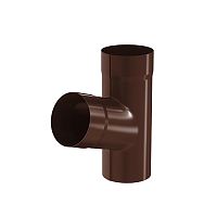 Тройник трубы Аквасистем 150/100 RAL 8017 коричневый
