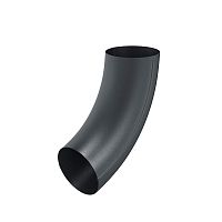 Колено универсальное Aquasystem (Аквасистем) PU Matt RAL 7024 (Темно-серый) 90/125