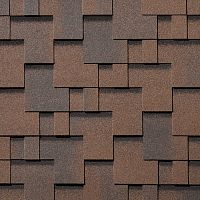 Гибкая черепица QUIET TILE Gallery Латунная медь