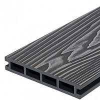 Террасная доска DOCKE DECKING Country 150х24х3000 Жженый Кедр (графит)
