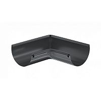Угол желоба внутренний 90 гр Aquasystem (Аквасистем) PU RAL 7024 (Серый) 90/125