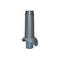 Выход вентиляции Pipe-VT-IS 110из500 Krovent RAL 7024 серый