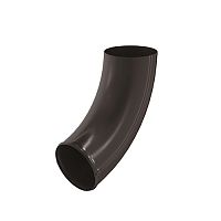 Отвод трубы Aquasystem (Аквасистем) 90/125 PU RR 32 темно-коричневый