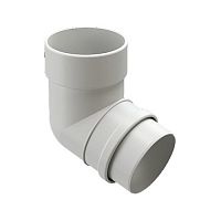 Колено 72гр Docke Люкс 140/100 RAL 9003 пломбир