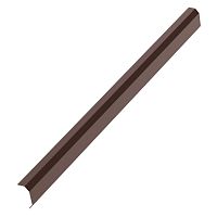 Пристенная планка в штробу AQUACLICK 20x50x20 L=2м SV9 сталь PE (Zn140) 0.5 мм (полиэстер) RAL8017