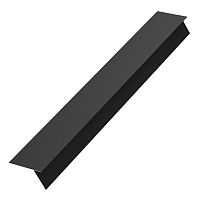 Карнизная планка AQUACLICK 130x30x80 L=2м SV25сталь PU Matt (Zn275) 0.5 мм (Кашемир) (полиуретан матт) RAL9005