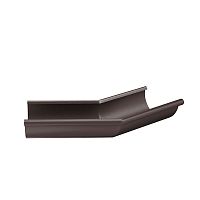 Угол желоба внешний 135 гр Aquasystem (Аквасистем) 90/125 PU Matt RR 32 темно-коричневый