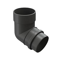 Колено 72гр Docke Люкс 140/100 RAL 7024 графит