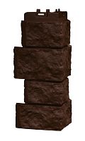 Угол наружный (0,12х0,39) Grand Line Classic Дикий камень (моноцвет) Шоколадный