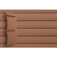 Сайдинг Grand Line 3.0 D4.8 (blockhouse) темно-бежевый