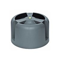 Колпак кровельный на трубу Krovent HupCap H RAL 7024 серый