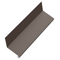 Планка примыкания нижнего к трубе AQUACLICK 150x200x35x30 L=2м SV41.5 сталь PU Matt (Zn275) 0.5 мм (Кашемир) (полиуретан матт) RR32