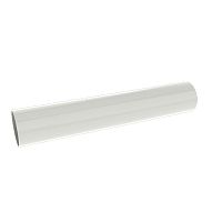 Труба круглая 1 м RUPLAST (РУПЛАСТ) Белый RAL 9003