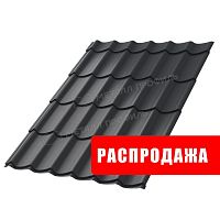 Металлочерепица Металл Профиль Norman п/э RAL 7024 серый сталь 0,5 мм