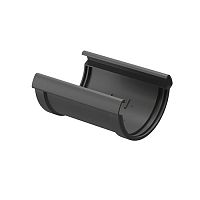 Соединитель желоба Docke Люкс 140/100 RAL 7024 графит