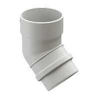 Колено 45гр Docke Люкс 140/100 RAL 9003 пломбир