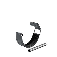 Соединитель желоба Aquasystem (Аквасистем) PU RAL 7024 (Серый) 90/125