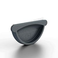 Заглушка желоба D125 Foramina Freeze (FRZ_D-01-Grey\Grey-0.6)