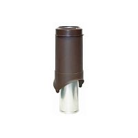 Выход вентиляции Pipe-VT-IS 150из500 Krovent RAL 8017 коричневый