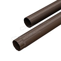 Труба водосточная D100х3000 Foramina Freeze (FRZ_D-01-DarkBrown\DarkBrown-0.5)