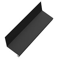 Планка примыкания нижнего к трубе AQUACLICK 150x200x35x30 L=2м SV41.5 сталь PU Matt (Zn275) 0.5 мм (Кашемир) (полиуретан матт) RAL9005