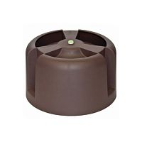Колпак кровельный на трубу Krovent HupCap H RAL 8017 коричневый