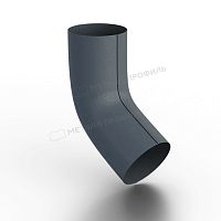 Колено трубы D100 Foramina Freeze (FRZ_D-01-Grey\Grey-0.6)