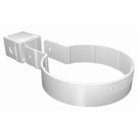Хомут трубы Kliker ПВХ Grand Line Стандарт 120/87 RAL 9003 белый
