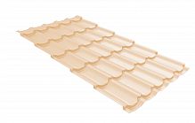 Металлочерепица Grand Line Kvinta Plus Satin 0,5мм сталь RAL 1015