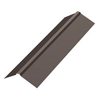 Конек плоский AQUACLICK 160x30x160 L=2м SV41 сталь PE (Zn140) 0.5 мм (полиэстер) RR32