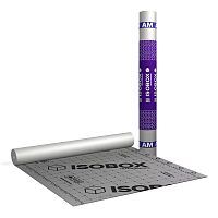 Пленка ISOBOX АМ 75 кв.м. гидро-ветрозащитная диффузионная мембрана (95 г/м2)