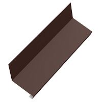 Планка примыкания нижнего к трубе AQUACLICK 150x200x35x30 L=2м SV41.5 сталь PE (Zn140) 0.5 мм (полиэстер) RAL8017
