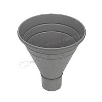 Воронка водосборная D100/300 Foramina Freeze (FRZ_D-01-Grey\Grey-0.6)