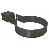 Хомут трубы Kliker ПВХ Grand Line Стандарт 120/87 RAL 7024 графит